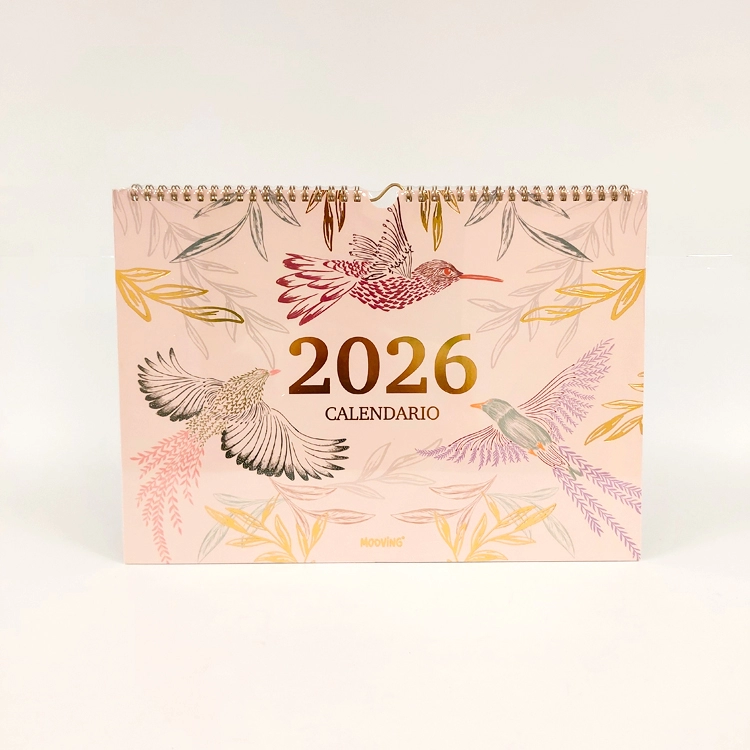 Calendario Planner Mensual Mooving 2026 Boho 35 x 25 cm Art.1420102